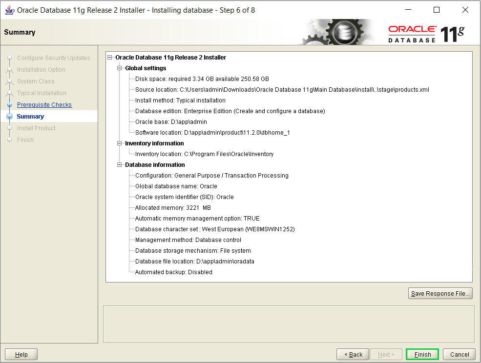 oracle 10g installation on linux