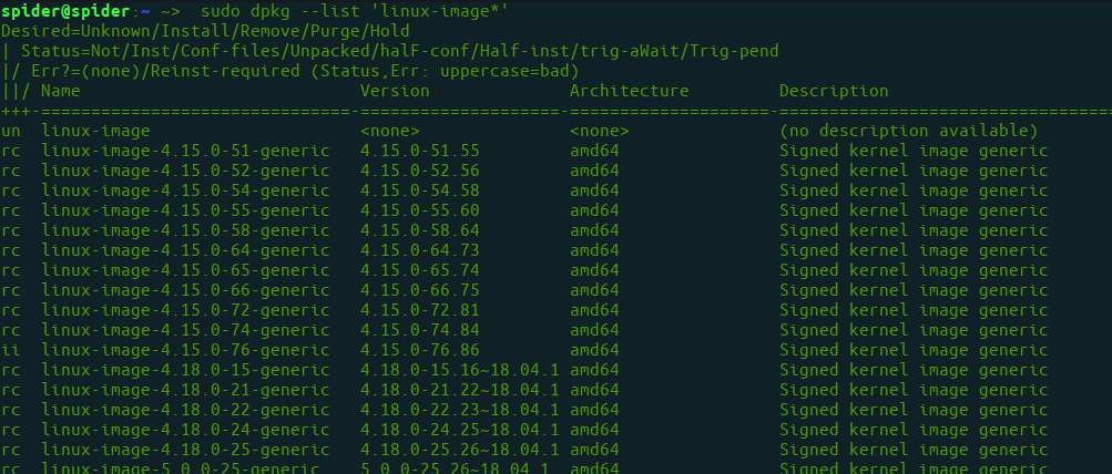 Removing Old Kernels From System