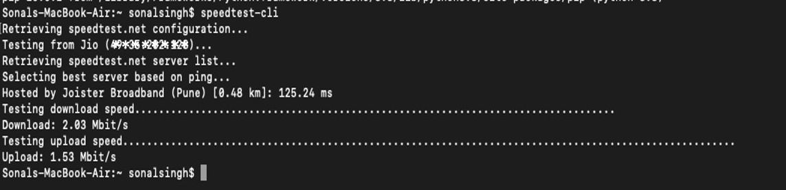 Speedtest-cli