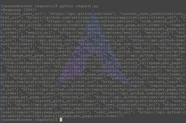 Pengeudlån klint Skab response.json() - Python requests - GeeksforGeeks