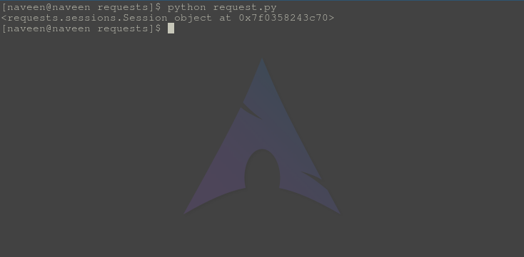 session-object-pytohn-requests