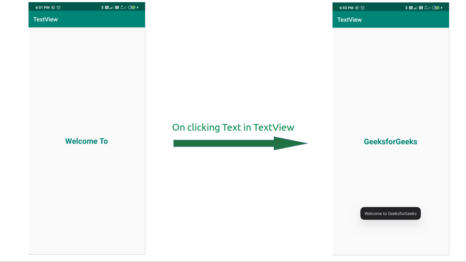 TextView widget in Android using Java with Examples - GeeksforGeeks