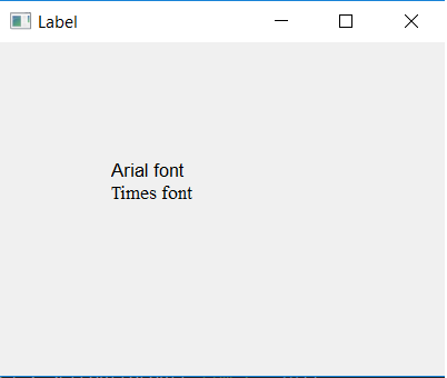 pyqt-change-font-Qlabel