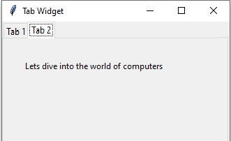 Creating Tabbed Widget With Python Tkinter GeeksforGeeks Creating Tabbed Widget With Python Tkinter GeeksforGeeks