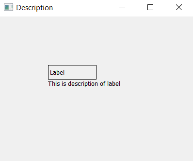 pyqt-label-decription-setAccessibleDescription