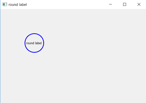 pyqt-circle-QLabel