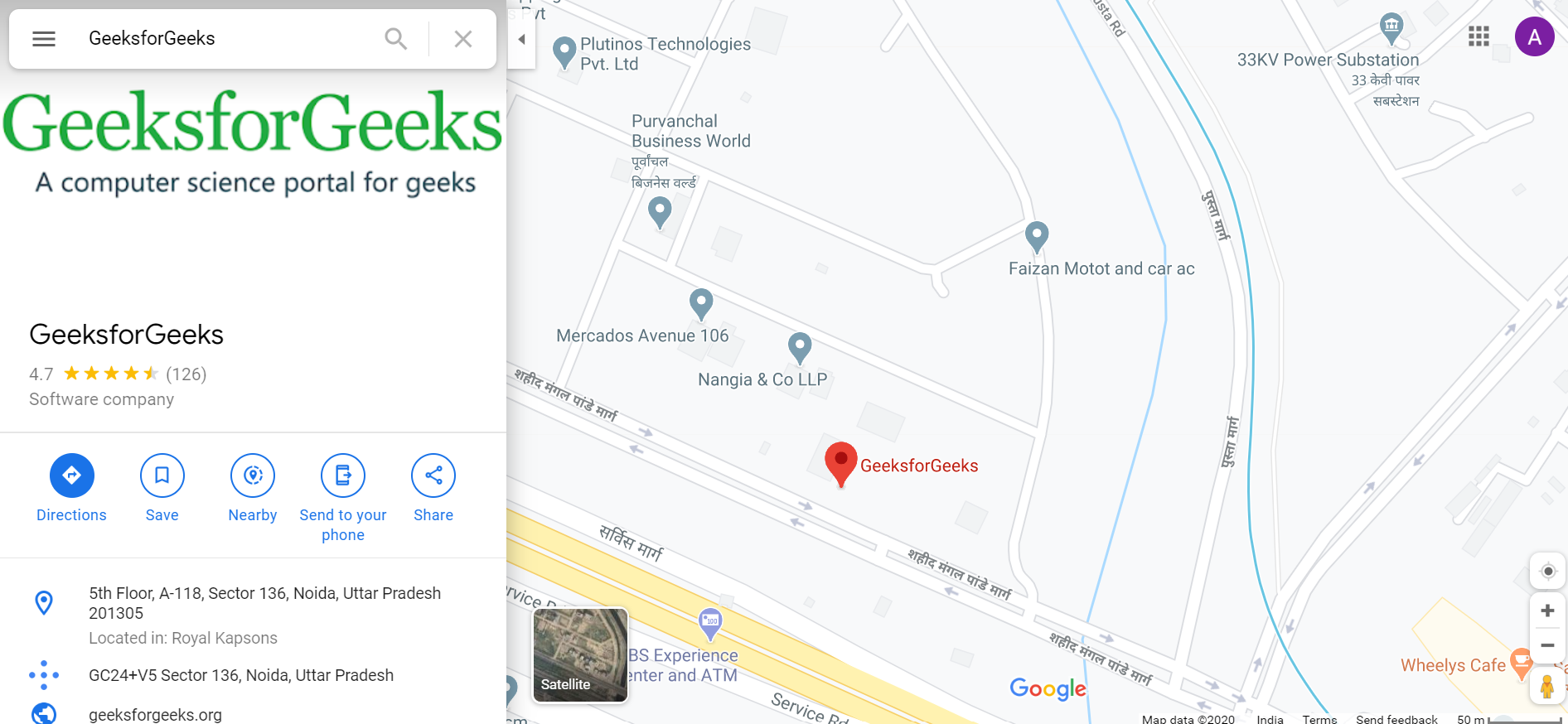 How do I add a Google map without API?