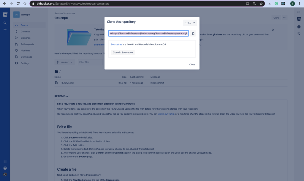 bitbucket extension for visual studio