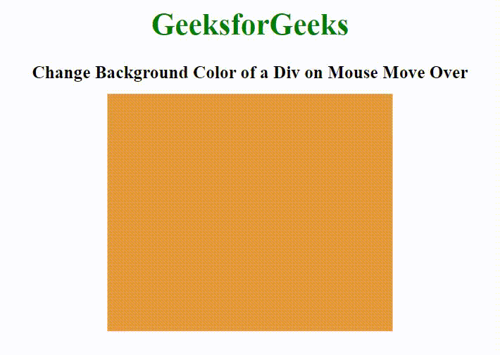 How to change cursor color using CSS ? - GeeksforGeeks