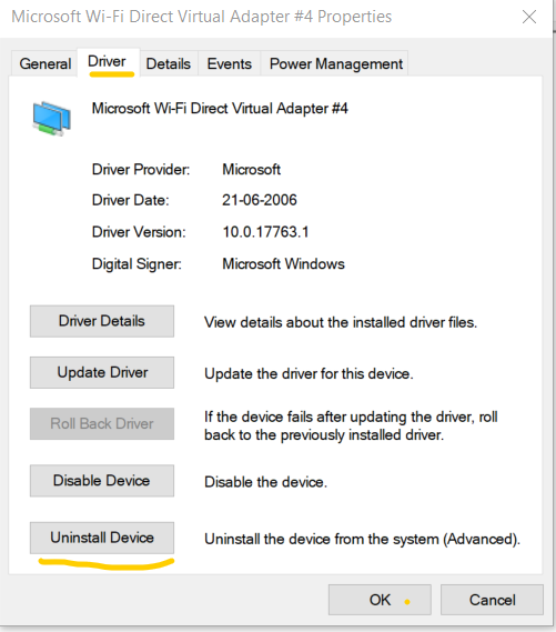 microsoft wifi direct virtual adapter driver download