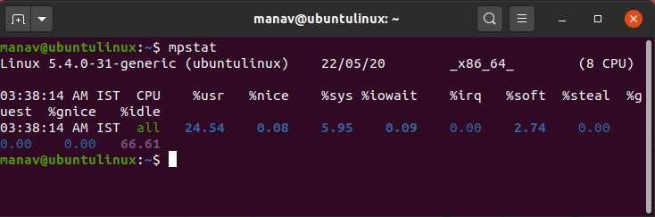 To-display-processor-and-CPU-statistics