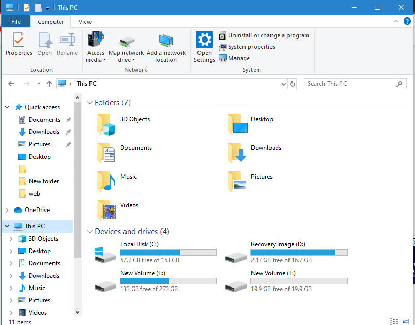 how to partition second hard drive windows 10