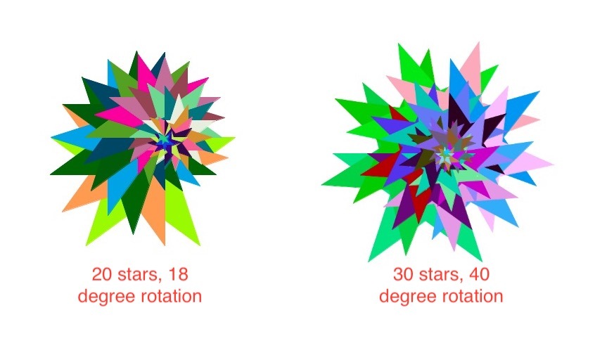 Draw Colourful Star Pattern in Turtle - Python - GeeksforGeeks