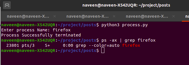 python-kill-process