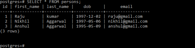 upload csv locally into aws postgresql