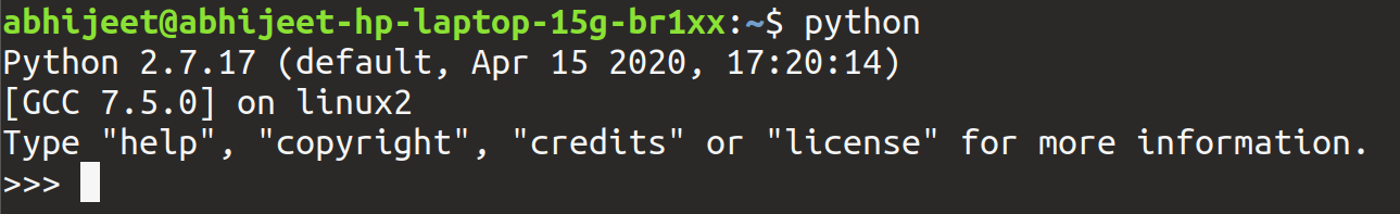 python2 launching default in Linux