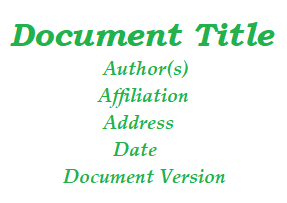 Software Requirement Specification Format