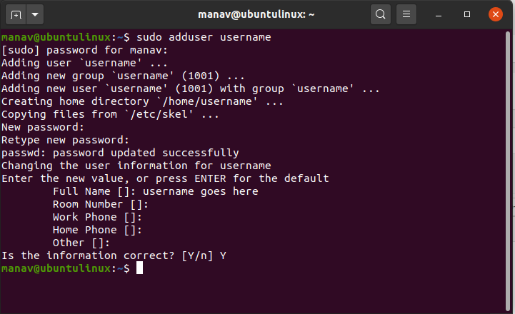 ubuntu add new sudo user