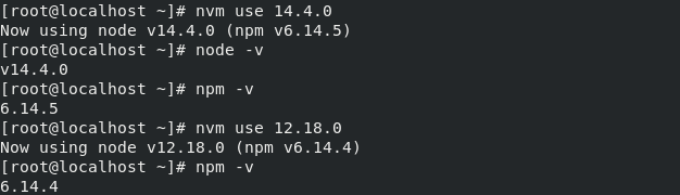 update node js version