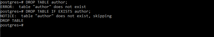 Postgresql Drop If Exists Constraint