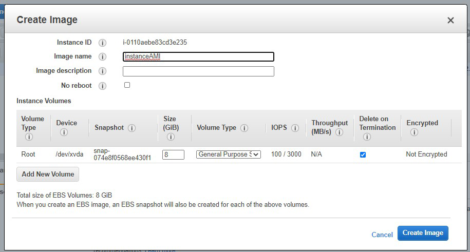 aws image configuration