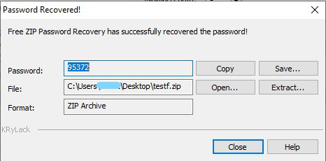 zip file password cracker sed