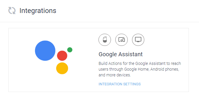 google voice actions integration