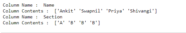 iterate over columns in dataframe-3