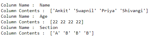 iterate over columns in dataframe-2