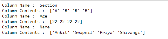 iterate over columns in dataframe-4