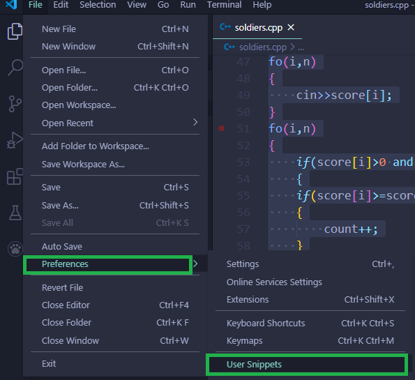 how to use visual studio code for c