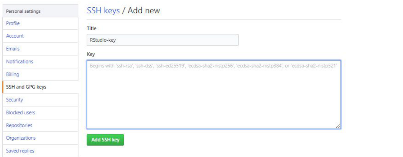 GitHub-the-public-SSH-key
