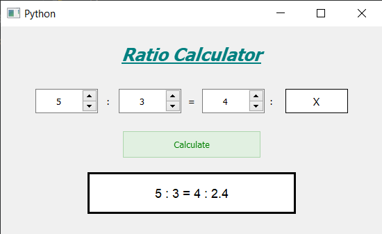 3 number on sale ratio calculator