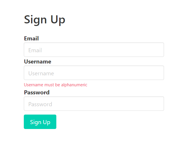 How to validate if input in input field has alphanumeric characters ...