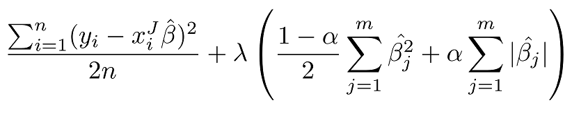 formula elastic net