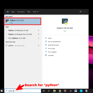 python text editor for windows 10