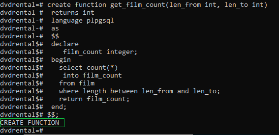 postgresql function return json