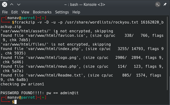 mac terminal commands zip password