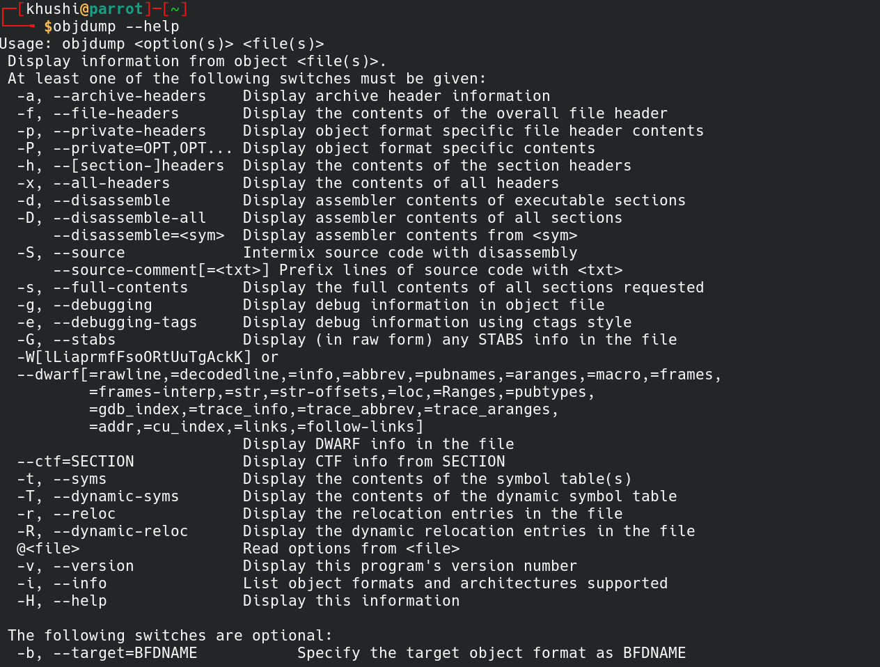 Easy commands. Objdump. Objdump NASM. Objdump -d -m Intel. Objdump kali.