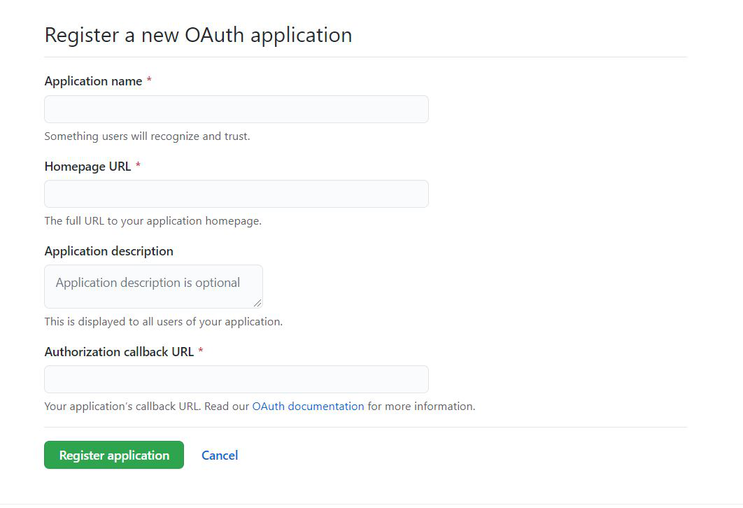 How to configure an OAuth App from GitHub? - GeeksforGeeks