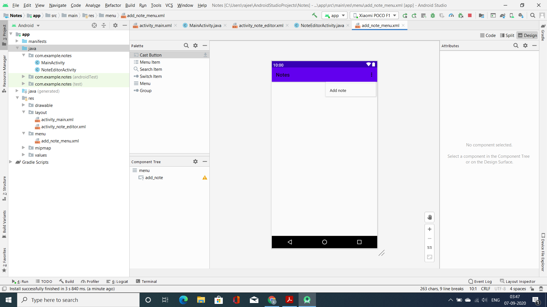 How to Build a Simple Notes App in Android? - GeeksforGeeks