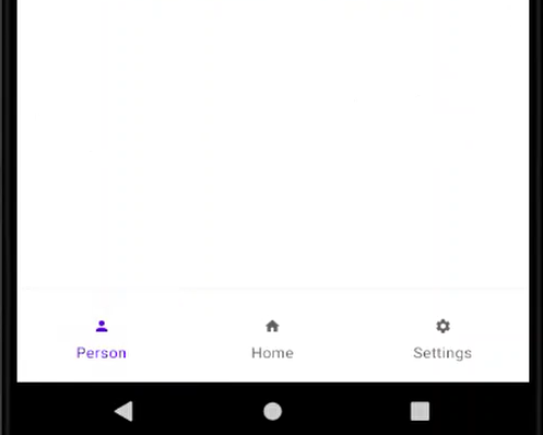 android menu buttons