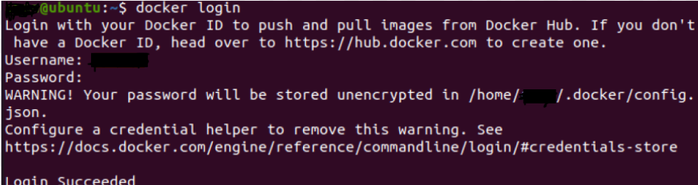 Docker login