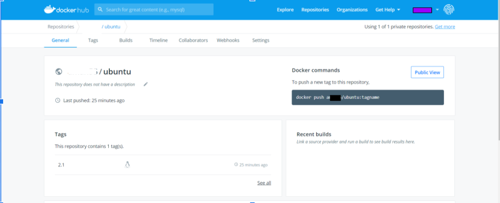 docker hub repositry