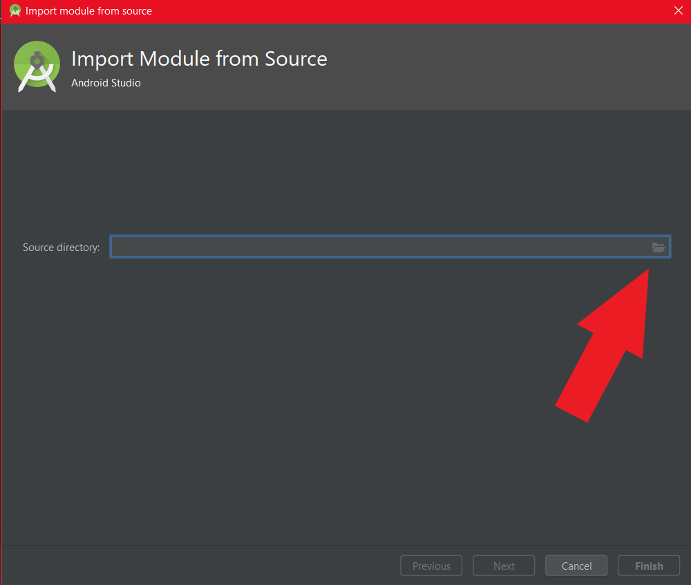 Import Module Screen Shot