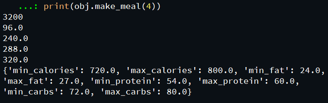 Macronutrient analysis using Fitness-Tools module in Python - GeeksforGeeks