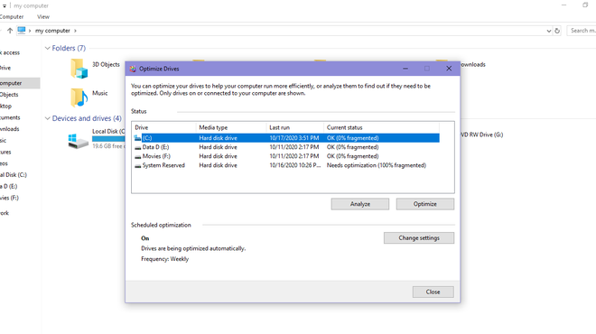 Disk Defragmentation Step 3