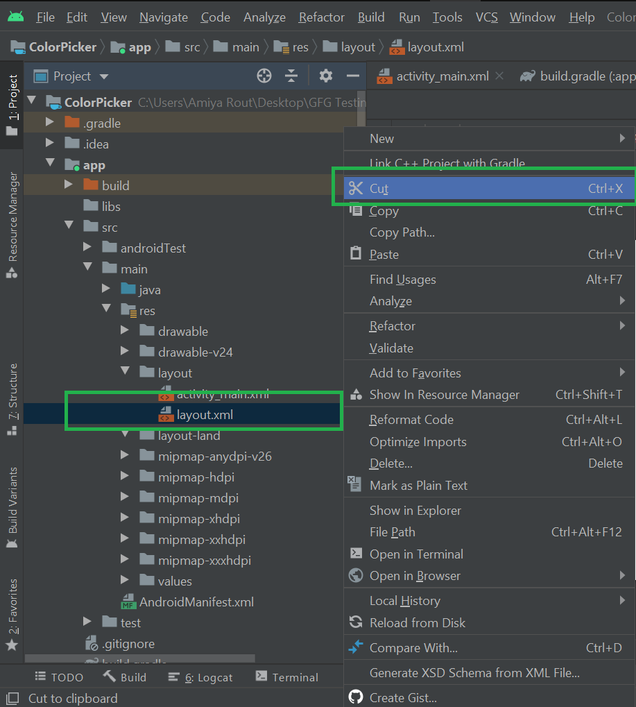 How to Create Landscape Layout in Android Studio? - GeeksforGeeks