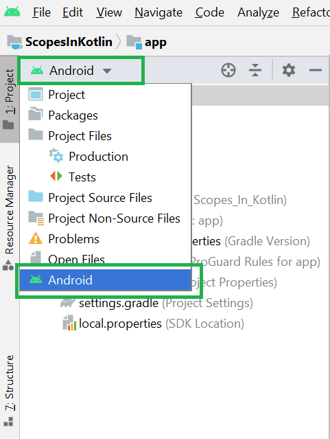 android studio rename project