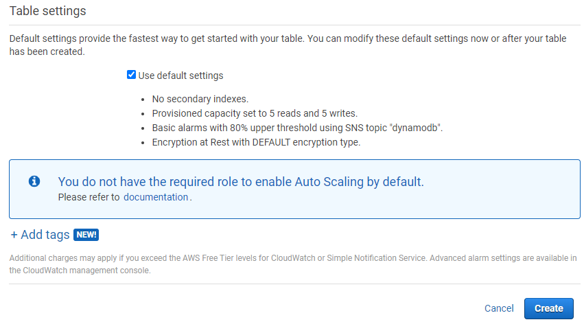 verify the table